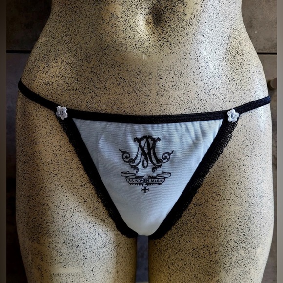 Vintage Vive Maria Cami & Thong Set Rare Size Medium fits Small-Medium NWOT - Picture 3 of 6